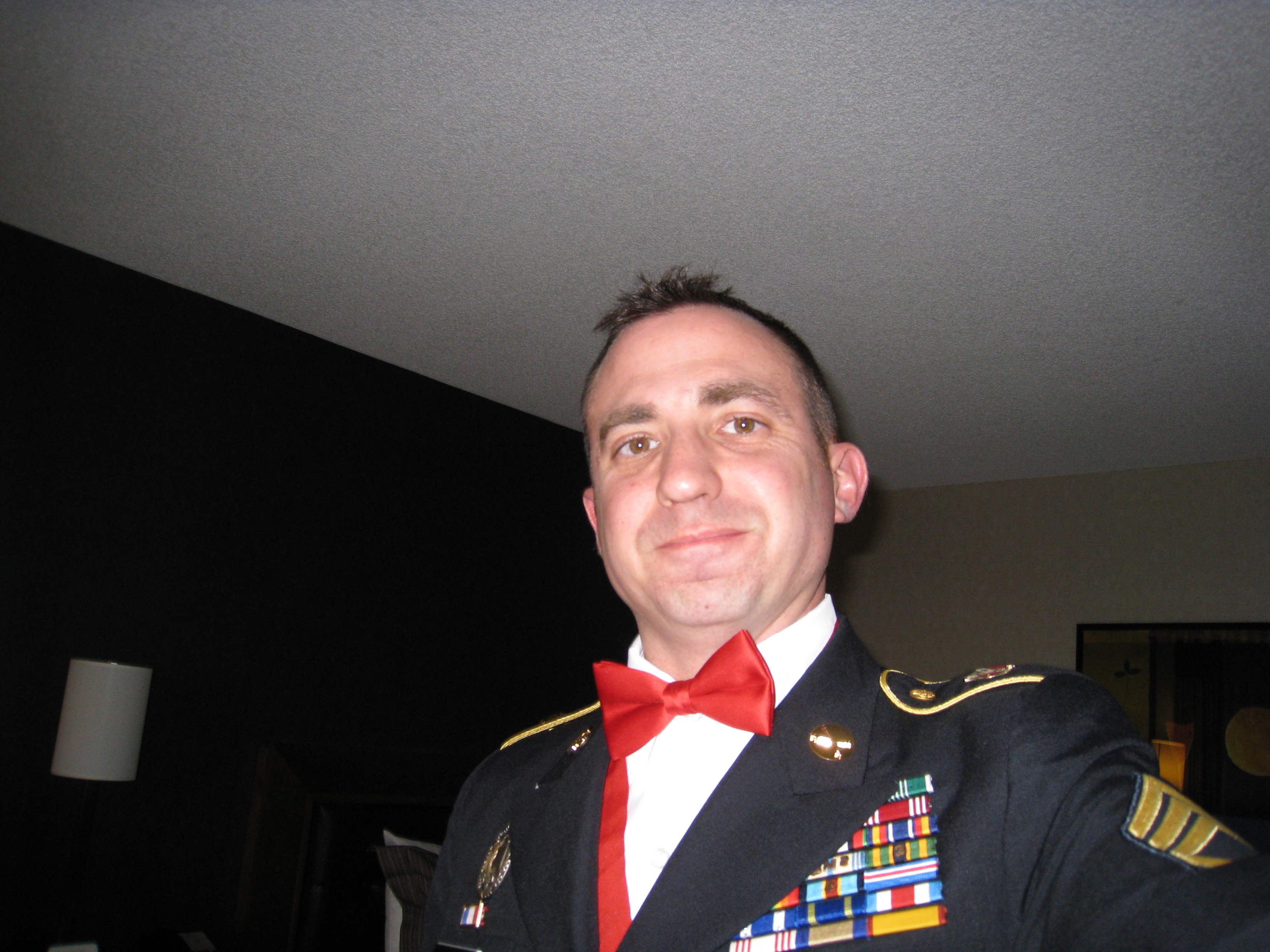 John Jonak in Army dress blues