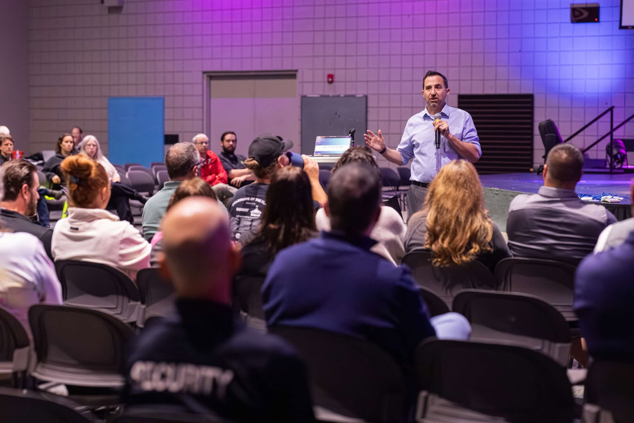 John speaking at I Love U Guys Reunification Training