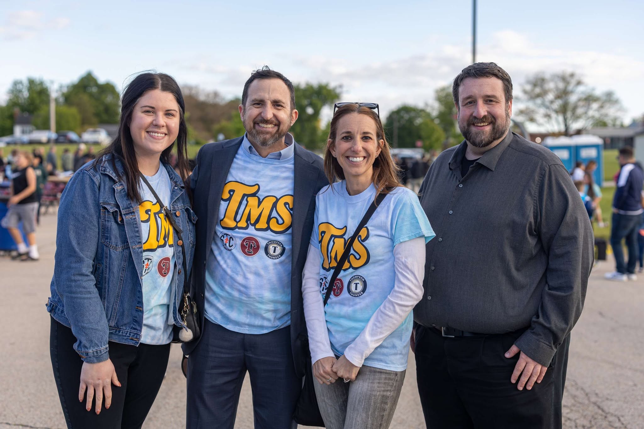 John at Thompson Middle School 100th anniversary