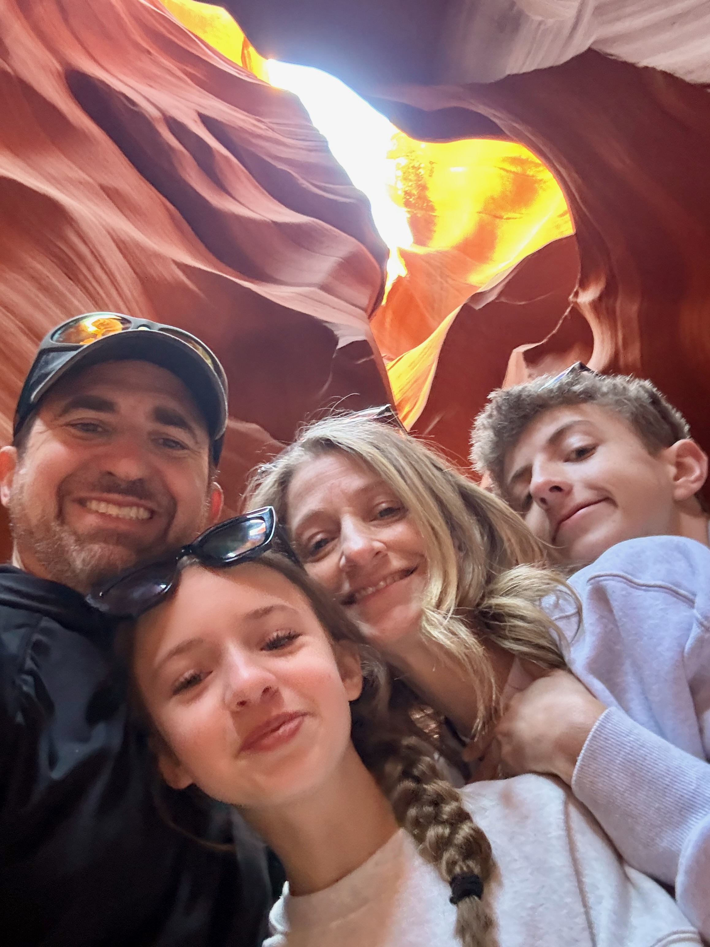 John on family trip out West